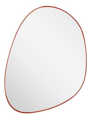 Espelho Pinterest Decorativo Grande 64x44cm Borda Mod. Nuvem Cor Da Moldura Caramelo