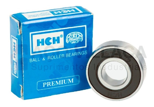 Imagem 1 de 4 de Rolamento De Esfera 7x17x5 2rs Hch - 697 2rs - Kit 2pç