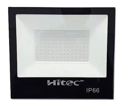 Refletor Led 300w Smd 6500k Branco Frio Prova Dágua Hitec Cor da carcaça Preto Cor da luz Branco-frio