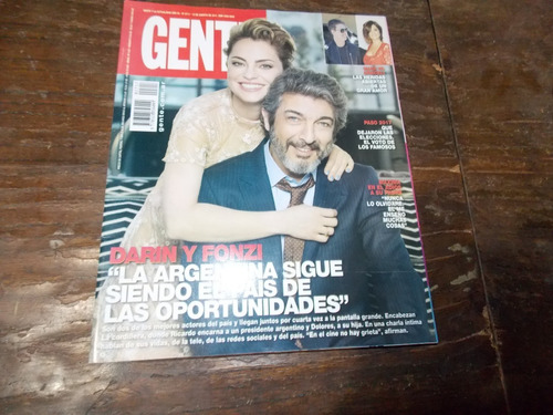 Revista Gente 2717 Darin Fonzi 15/8/17 Oriana Lady Di Polino