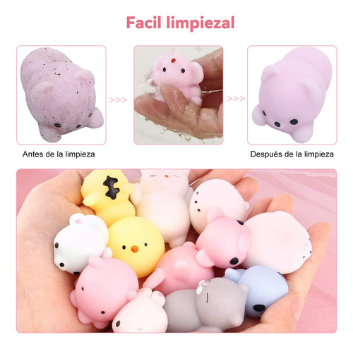 64 Piezas De Juguetes Squishy Para Niños, Fidget Toys Con