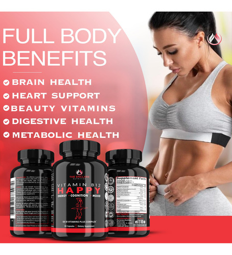 The Enclare Nutrition Complejo Vitaminas B12 60 Cápsulas