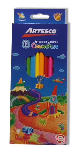 Caja De Color Plus, Marca Artesco (12 Unidades)