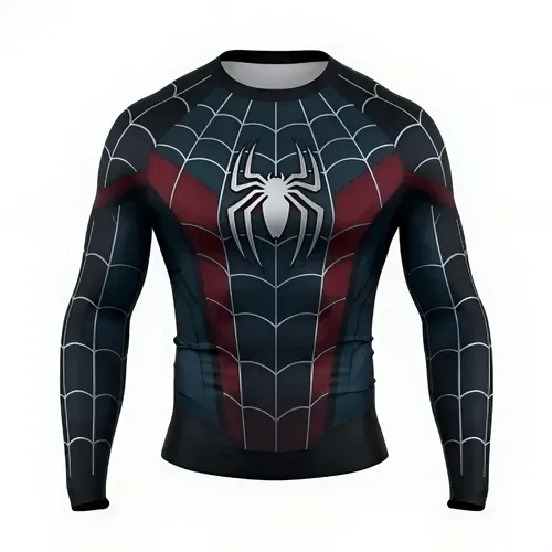 Color Gaurd Pi Camiseta De Gimnasio Spiderman, Ropa Deportiva Transpirable Rashguard ...