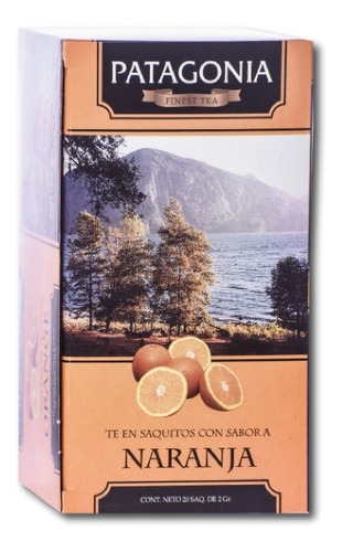 Imagen 1 de 2 de Te Patagonia Premium X 20 Saq. Naranja