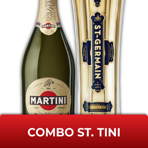 Licor St. Germain + Espumante Martini Prosecco