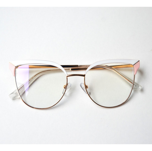 Anteojos Lectura Armazon Receta Lentes Mujer Hadar Arsuro Blanco