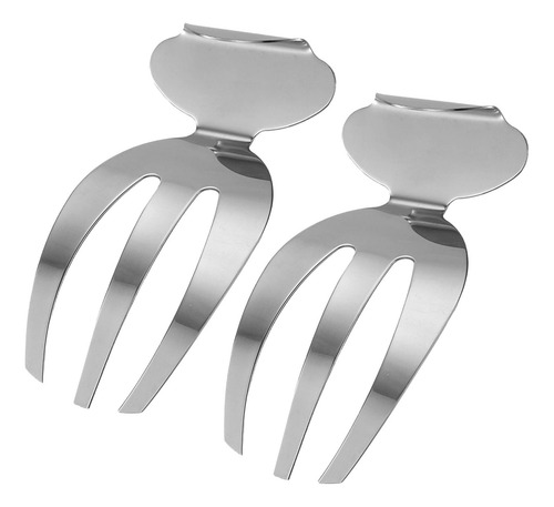 4 X 2 Pinzas De Metal Para Ensalada, Herramientas Para