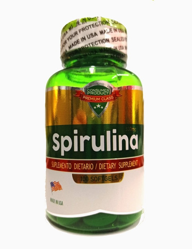 Spirulina Espirulina  X 100  Softgels Consumer 