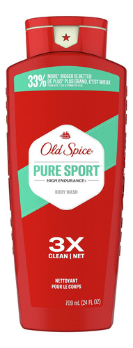 Gel De Baño Old Spice High Endurance Pure Sport 700 Ml X4