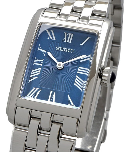 Reloj De Pulsera Para Mujer Seiko Swr085, Esfera Rectangular