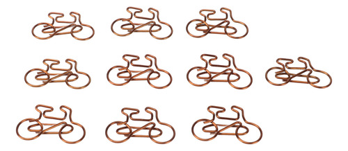 100 Clips Con Forma De Bicicleta, Divertidos Clips Para Pape