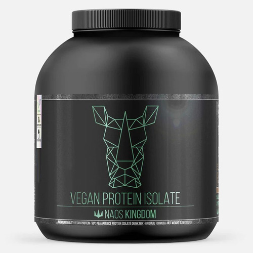 Proteina Vegana Isolate Chocolate-5lb-2.25kg-75-naos Kingdom