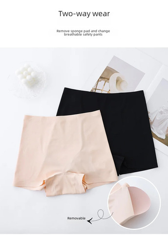 A* Pantalones De Seguridad Sin Costuras De Cintura Alta For