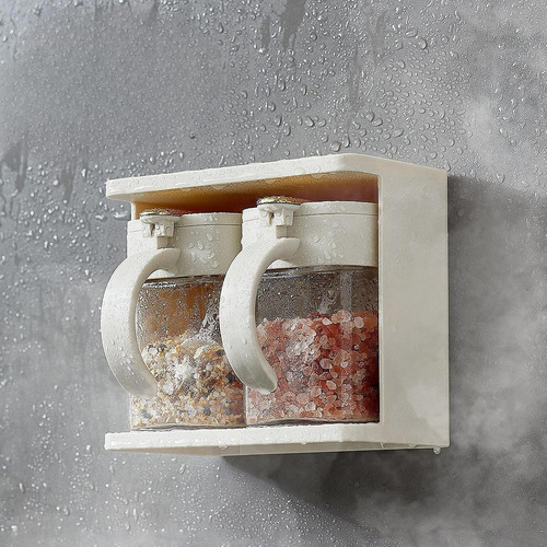 Juego De Organizador De Condimentos De Cocina Moderno Blanco