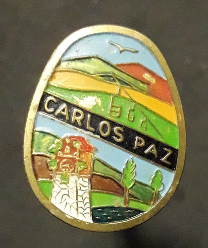 Pin Prendedor Esmaltado Carlos Paz Cordoba 