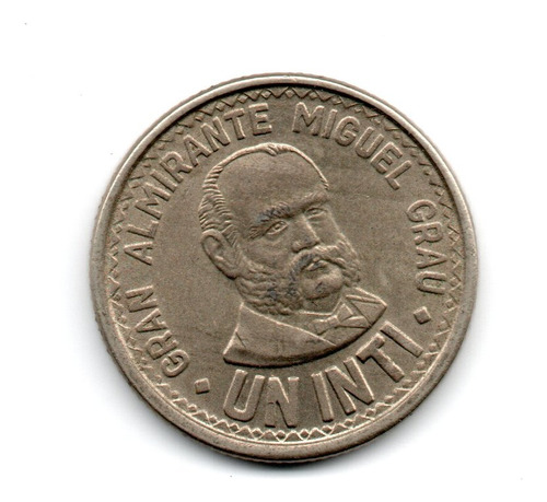 Peru Moneda 1 Inti Año 1987 Km#296