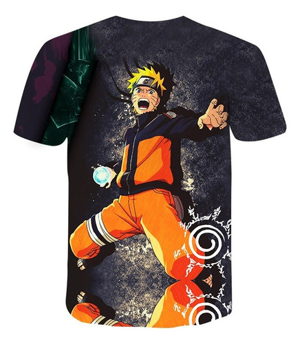 Polera Naruto (diseño En Negro-naruto)