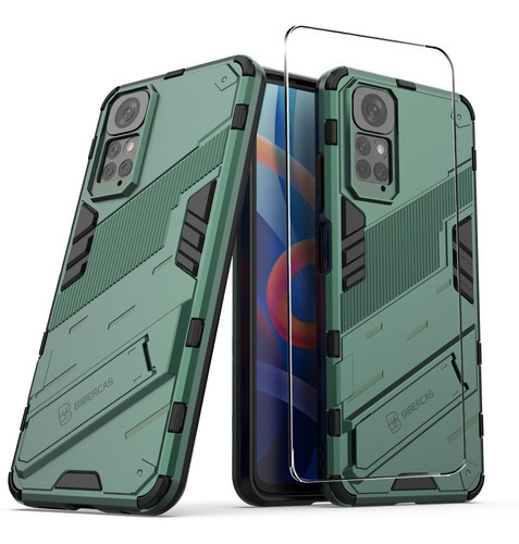 Funda Para Redmi Note 11 11s 4g Versión + Mica Templada Color Metal Green