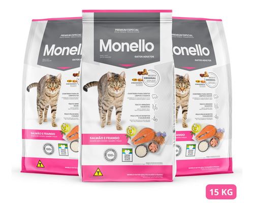 Ración Monello Gatos Adultos 15kg