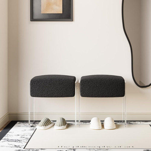 Silla De Taburetes De Tocador Y Reposapiés: Taburete De Toca