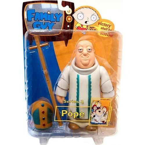 La Figura De Acción Pope Family Guy Series 3 Mezco Toyz