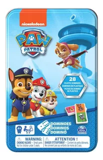 Spin Master Games Dominó Paw Patrol Juego De Mesa 28 Fichas