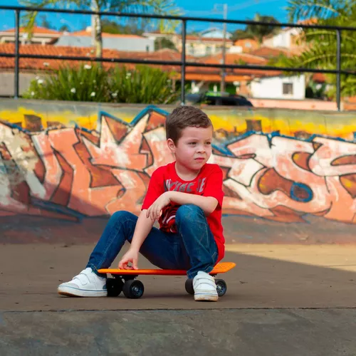 Skate Infantil Adulto Mini Longboard Cruiser Lançamento Nfe