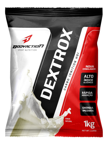 Dextrox Sabor Natural 1kg - Bodyaction