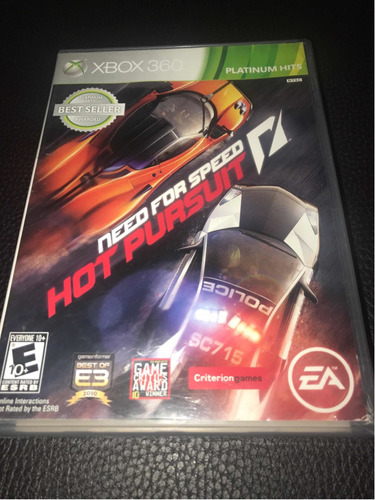 Videojuego Need For Speed Hot Pursuit Para Xbox 360