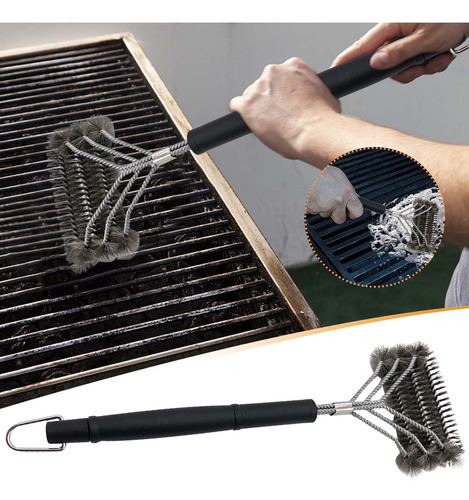 / Cepillo For Barbacoa De Acero Inoxidable I, Cepillo De