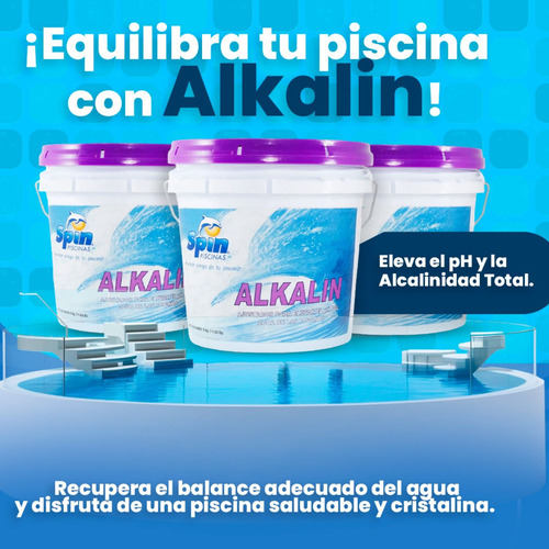 Alkalin Sube Ph Y Alcalinidad Total P/ Alberca Spin 5 Kgs