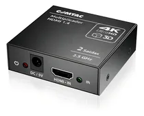 Comprar Multiplicador De Vídeo Hdmi 4k Com 2 Saídas Comtac 9285
