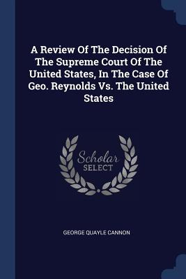 Libro A Review Of The Decision Of The Supreme Court Of Th...