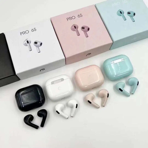 Audifonos Bluetooth Pro 6s Color Blanco