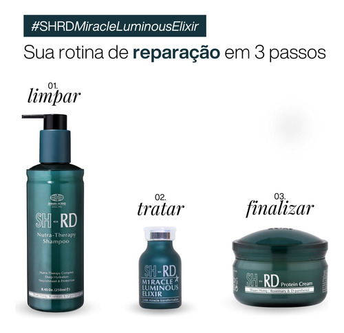Sh-rd Miracle Luminous Elixir - Ampola De Tratamento 10ml