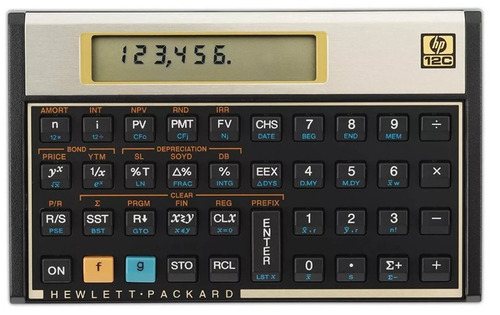 Calculadora Financeira 12c Gold 12c Hp Bt 1 Un Gold