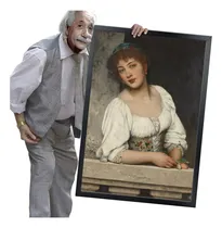 Comprar Quadro Moldura Pinturas E Artes Famosas Classicas D 84x60cm