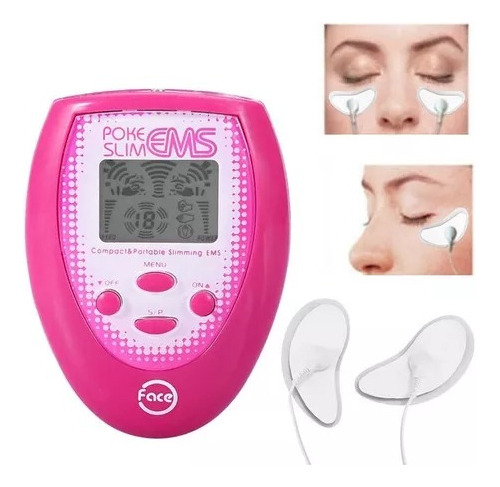 Electroestimulador Facial, Ems Tens, Cachete, Papada+parches