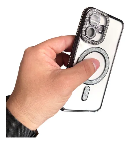 Case Funda Para iPhone 16 / 16 Pro Max De Lujo Diamond Clear