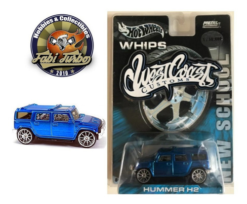 Hot Wheels Whips - Hummer H2 Azul West Coast Customs