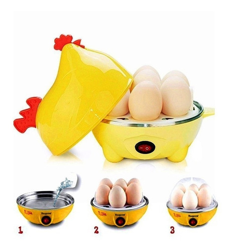 Pack Maquina Para Huevos Omelet + Gallina Cocedor De Huevos