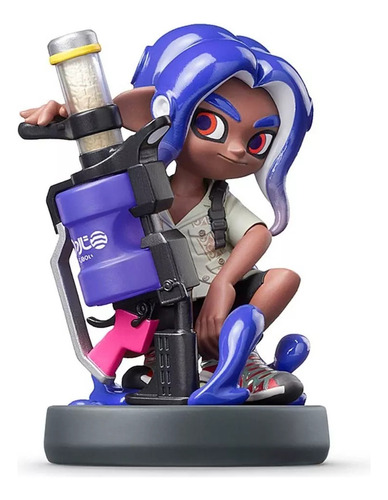 Octoling Blue Splatoon 3 Amiibo (Usado)