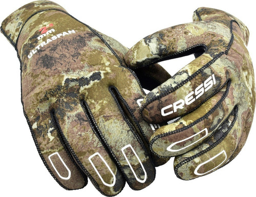 Guantes Cressi Ultraspan Camo Buceo Pesca Neopreno 2.5mm