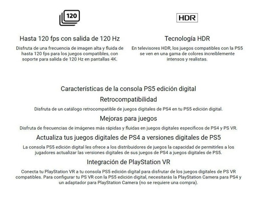Imagen 7 de 8 de Consola Sony Playstation 5 Ps5 825gb Ssd Loi