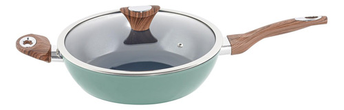 Phantom Chef Wok Frypan De 11 Pulgadas De Profundidad, Reve.