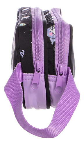 Kit Mochila Kuromi Original Truzt Lonchera Lapicera Primaria Violeta Liso