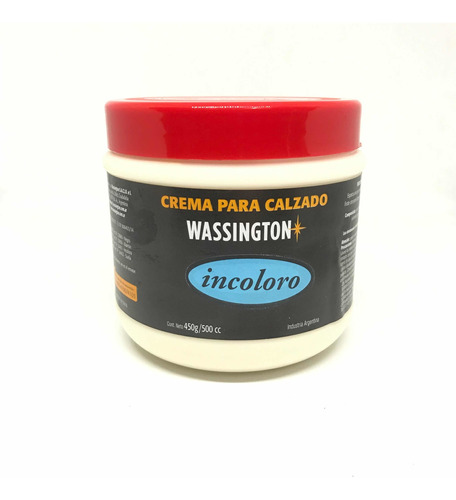 Crema Wassington Para Cueros. 500cc. Limpia, Nutre Y Protege