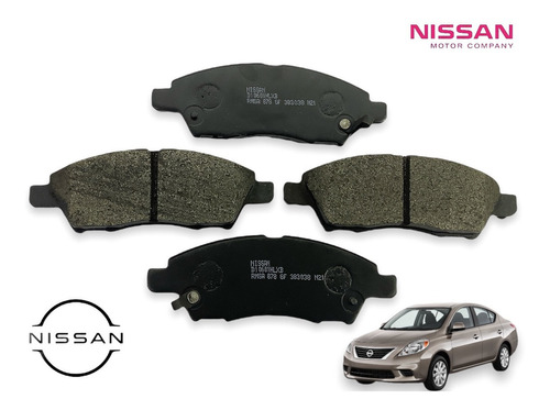 Balatas Fontrales Versa 1.6 L 2012 2013 2014 Nuevo Nissan 