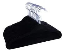 Comprar Set 60 Perchas Terciopelo Adulto 45cm Premium Negro